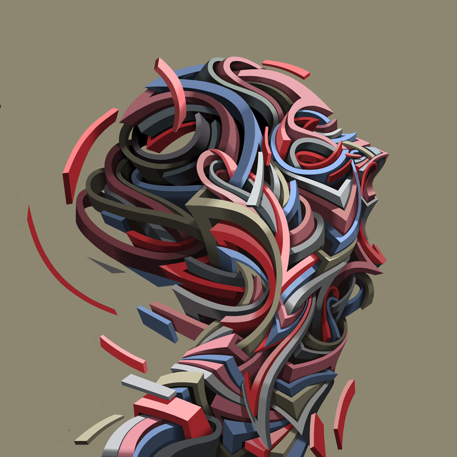 Marchal Mithouard, Shaka. Architecture #1. 50X50cm, original digital art, 2021.